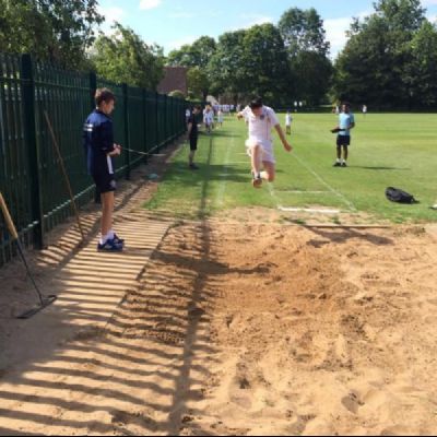 Sports day-long jump